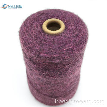 1/16nm Polyester melange Brush Yarn Cloud Yarn